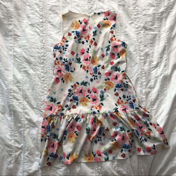 Floral Print Drop Waist Dress- size 6 - Picture 7 of 8